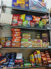 Snacks shelves